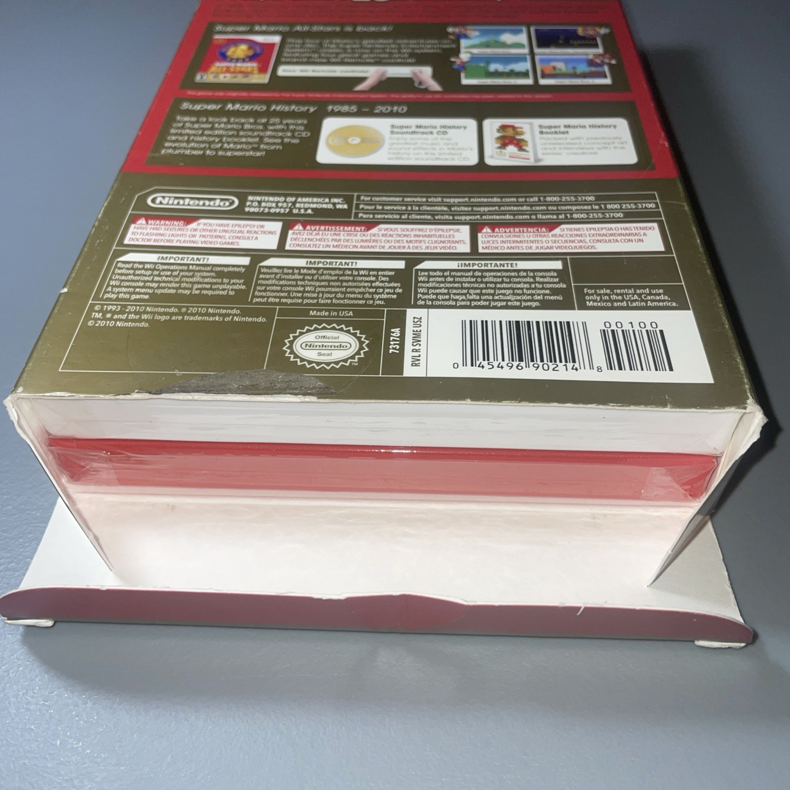 Super Mario All-Stars 25th Anniversary Limited Edition Wii Open Box Sealed Cases