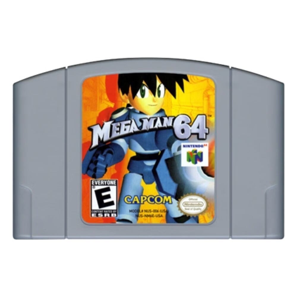 Mega Man 64 N64 Cartridge – Classic Nintendo 64 Retro Action Adventure Game