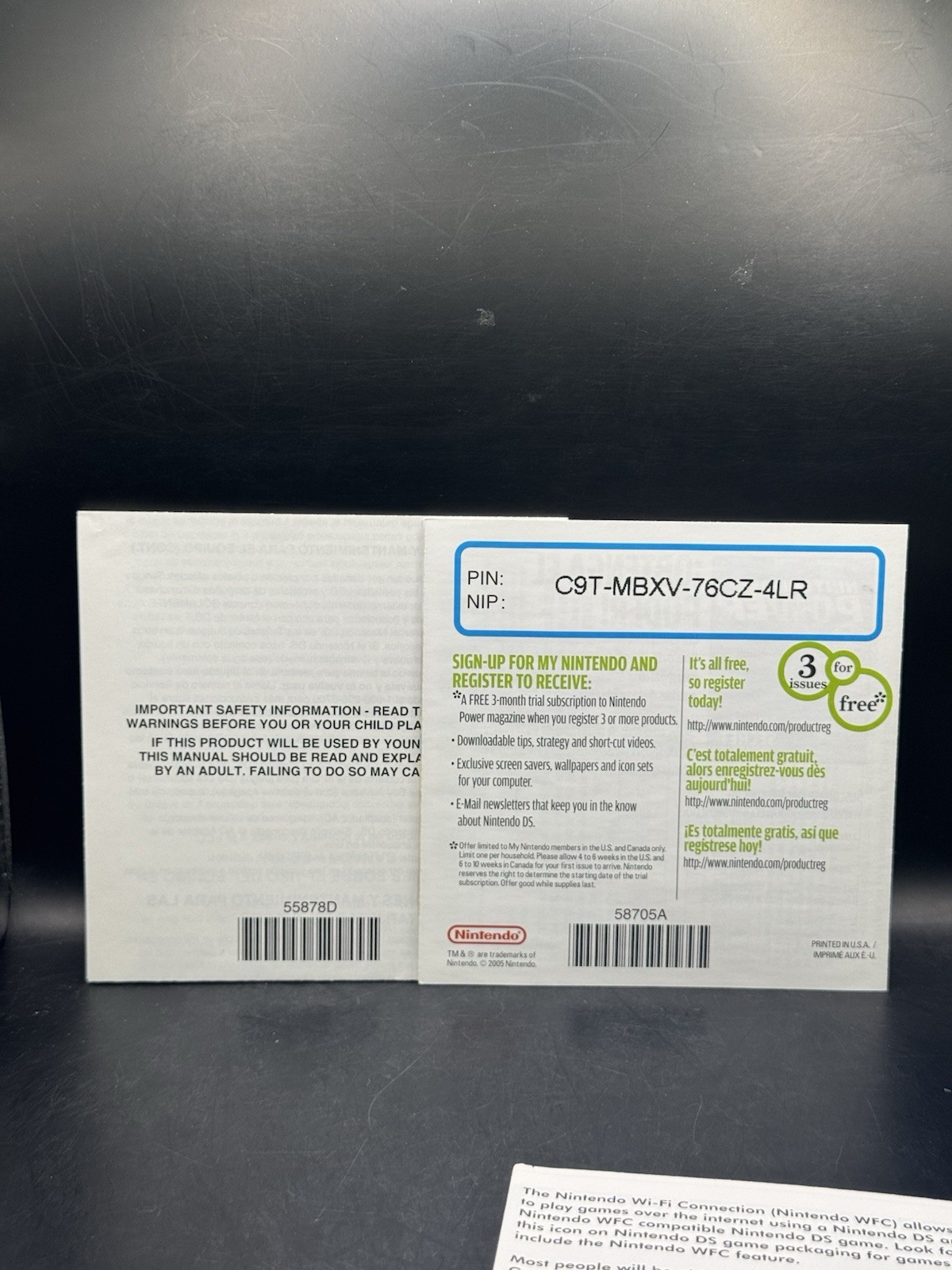Mario Kart DS ( Nintendo DS, 2005) Case, Manual & Inserts Only New Condition