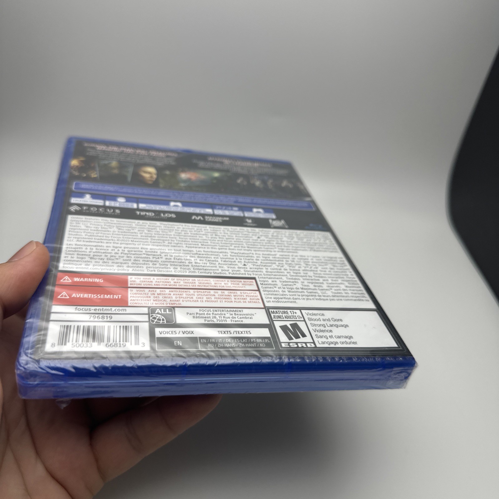 NEW SEALED Aliens: Dark Descent PS4 Focus Entertainment Action & Adventure RARE