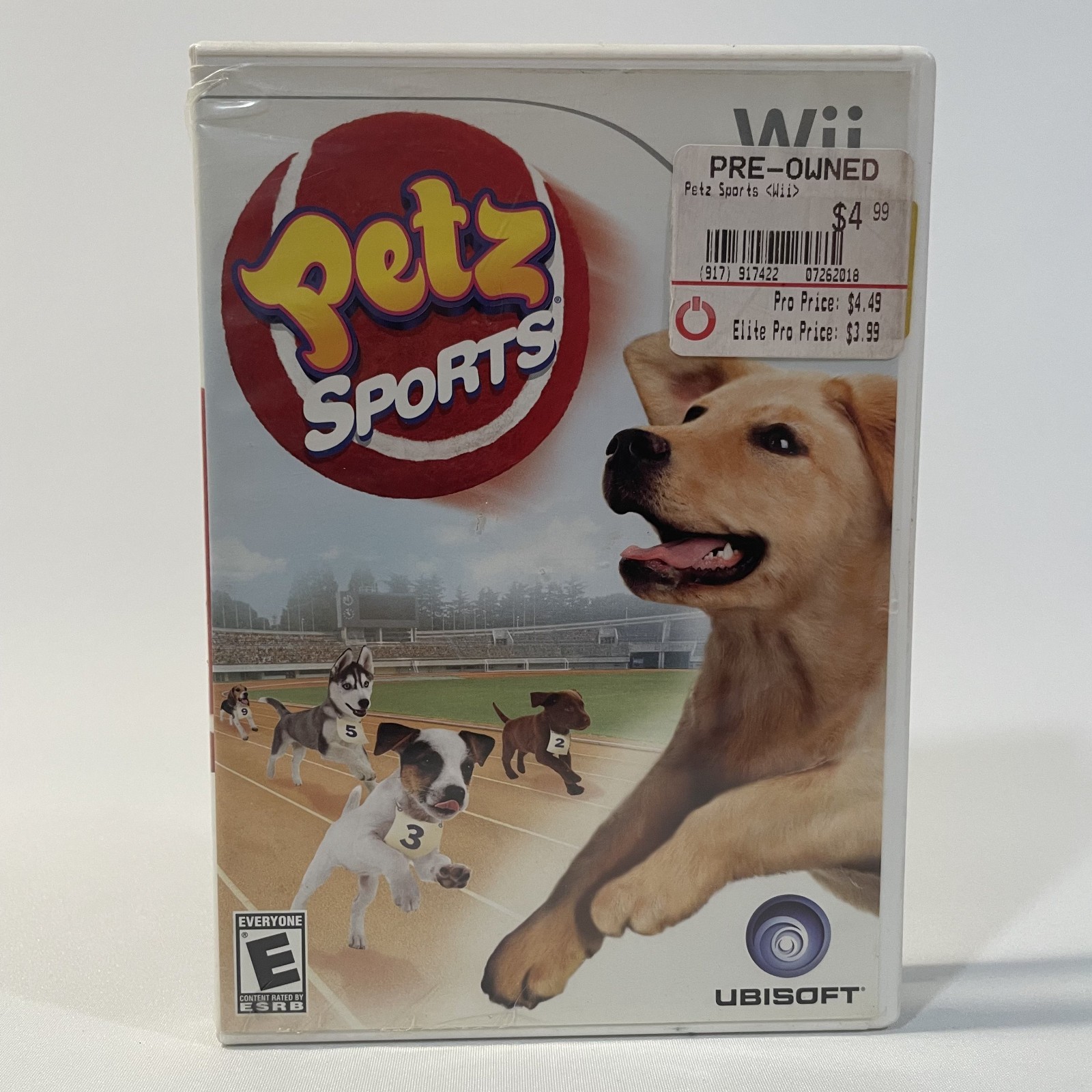 Nintendo Wii Petz Sports Virtual Pet Dog Training Racing Game Ubisoft