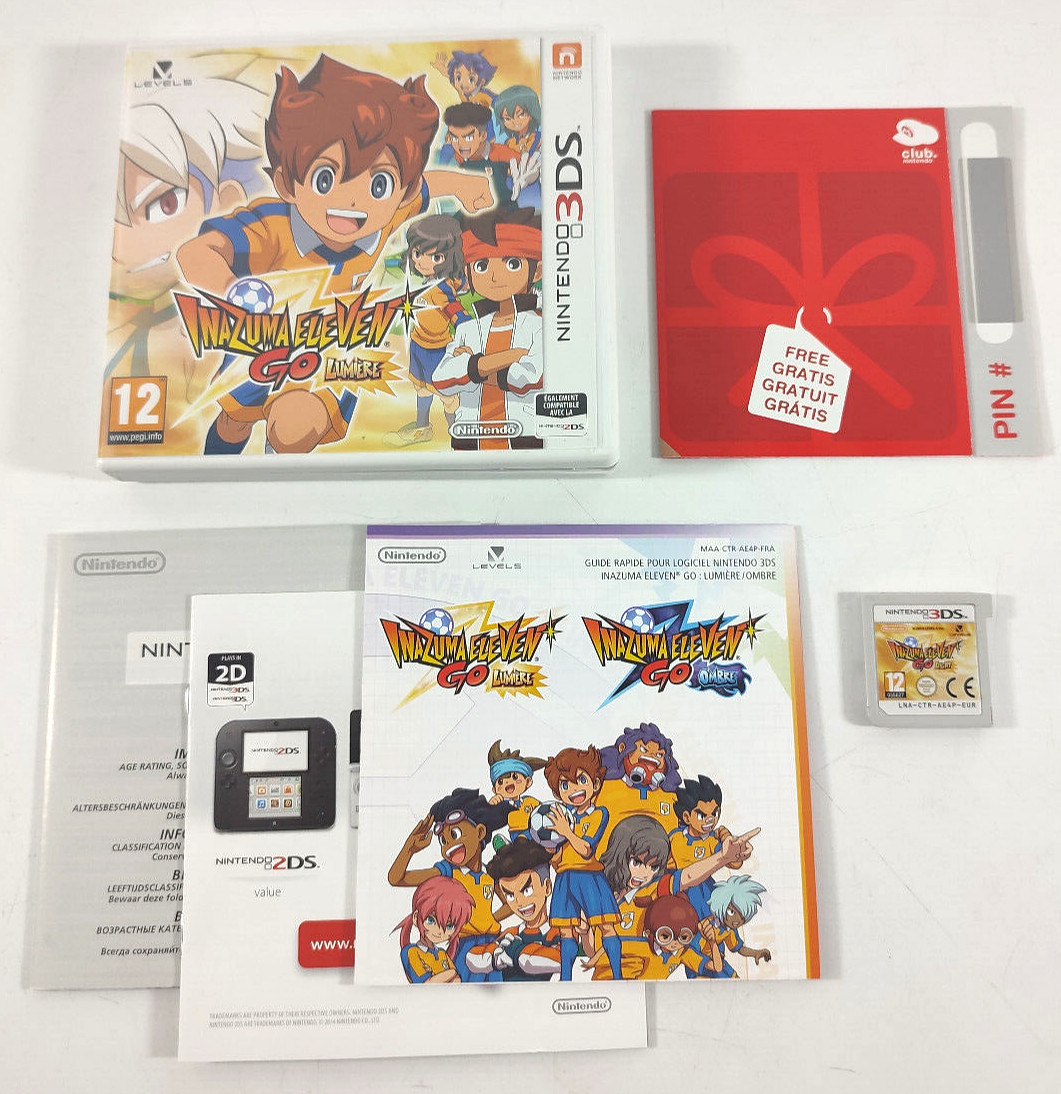 Nintendo 3DS Game Inazuma Eleven Go Lumiere Complete Fast Shipping And Tracking