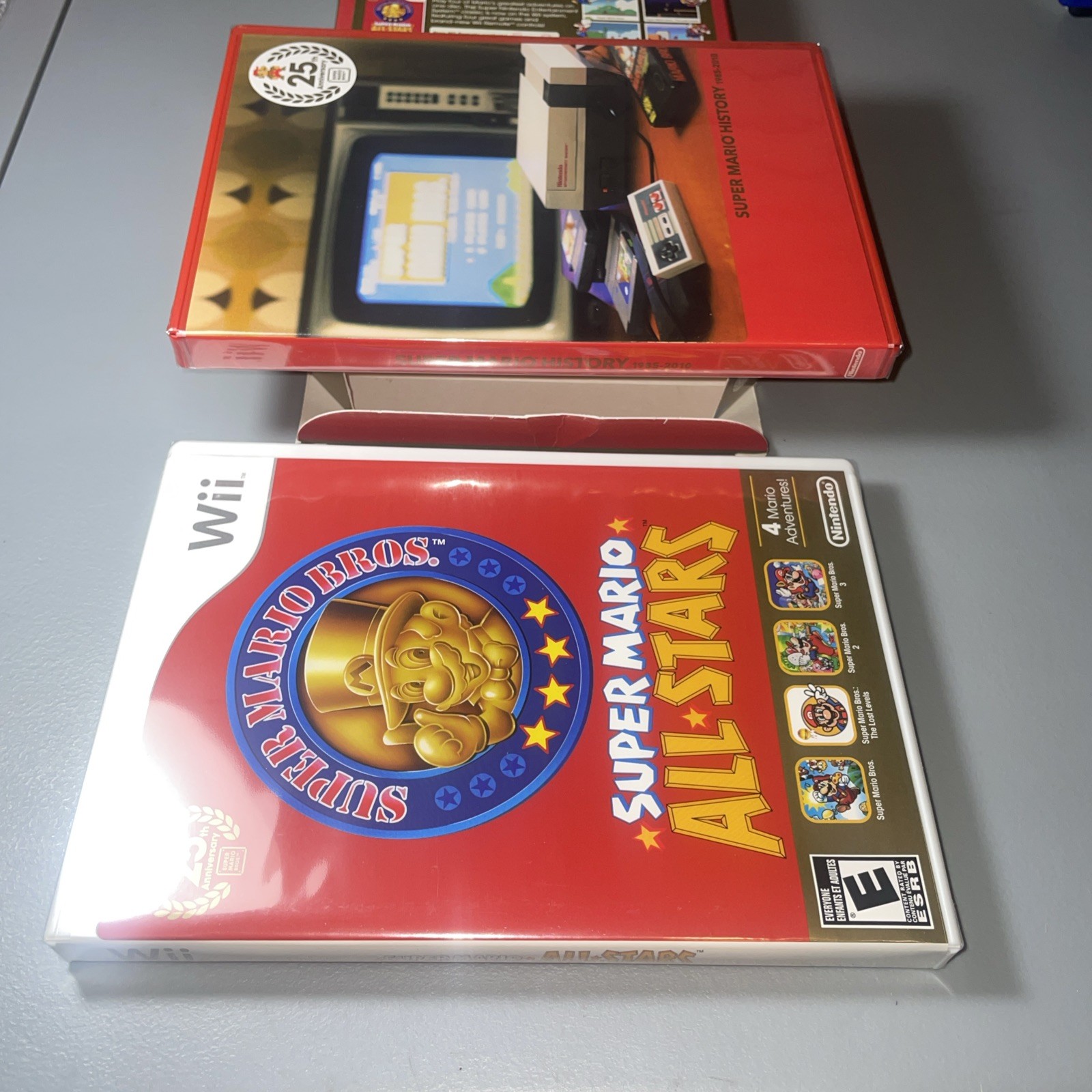 Super Mario All-Stars 25th Anniversary Limited Edition Wii Open Box Sealed Cases