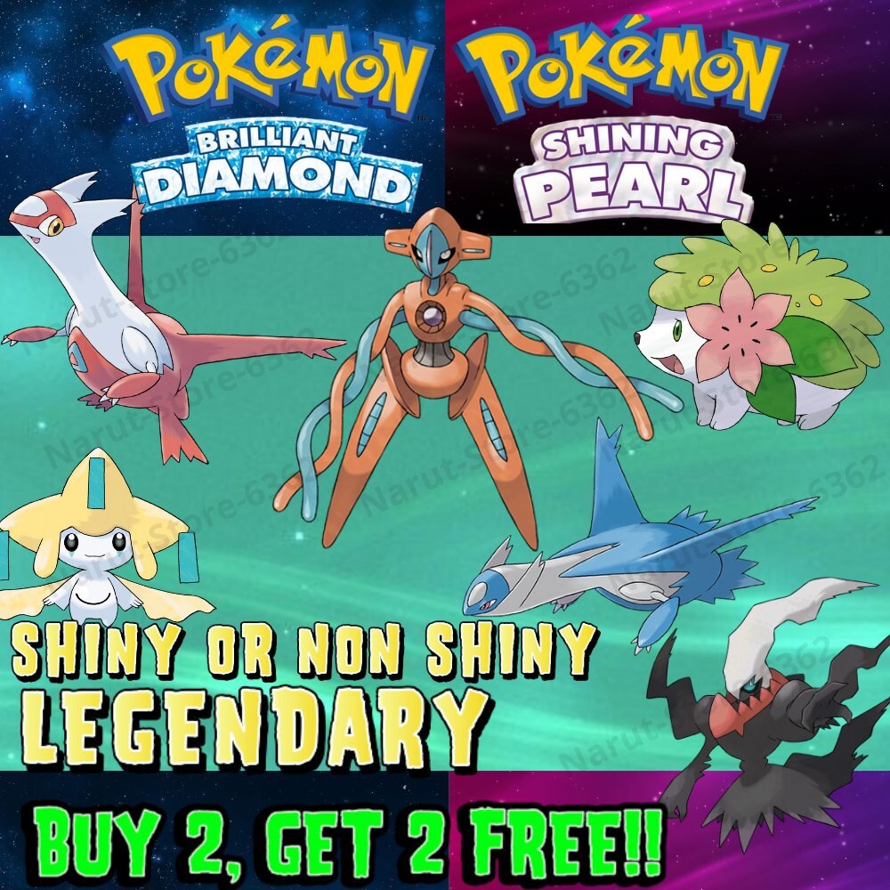 ✨LEGENDARY POKEMON ✨ SHINY OR NON SHINY🔥FOR BRILLIANT DIAMOND & SHINING PEARL✨