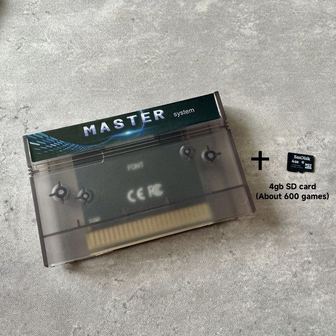 SEGA Master Sytem Flashcard 600 In 1 MS Game Card