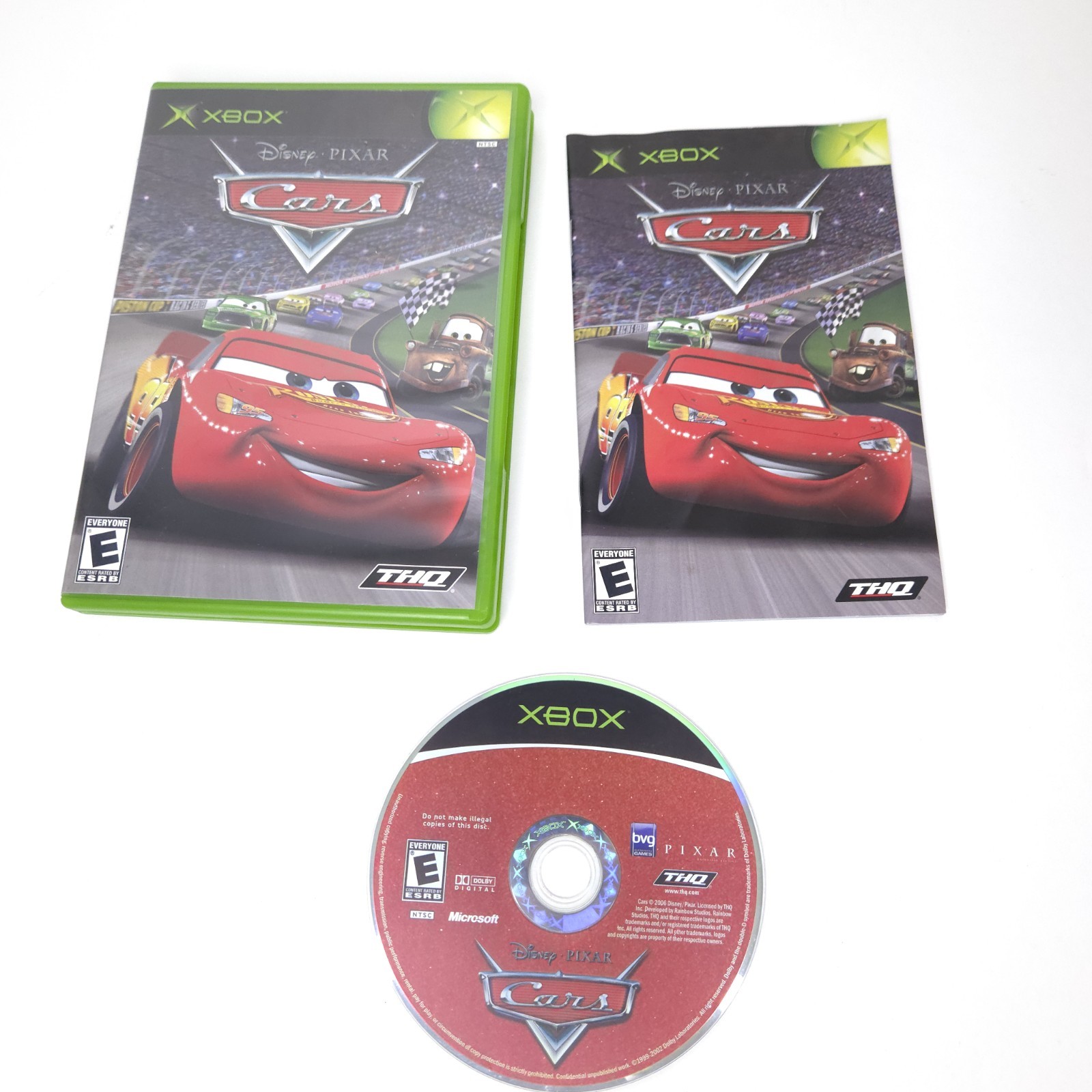 Cars (Microsoft Original Xbox, 2006) Family Kids Game – Complete w/ Manual CIB