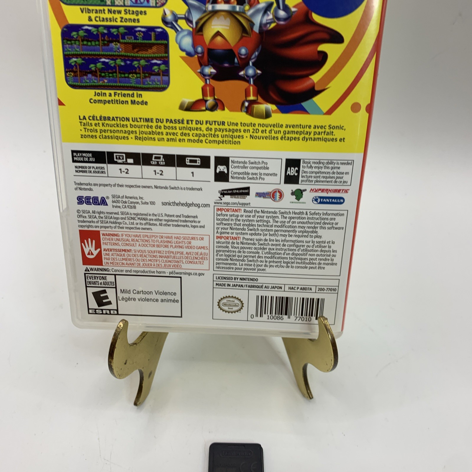 Sonic Mania (Nintendo Switch, 2017) Tested More Video Games In Store See Pics