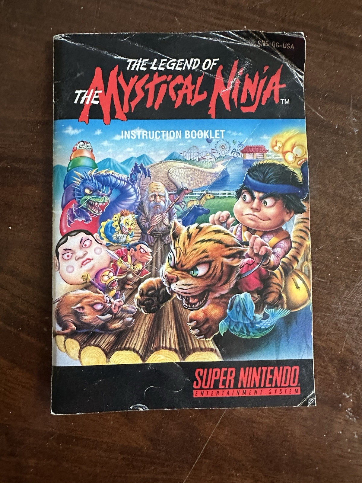 Legend of the Mystical Ninja (Super Nintendo, 1992) MANUAL ONLY