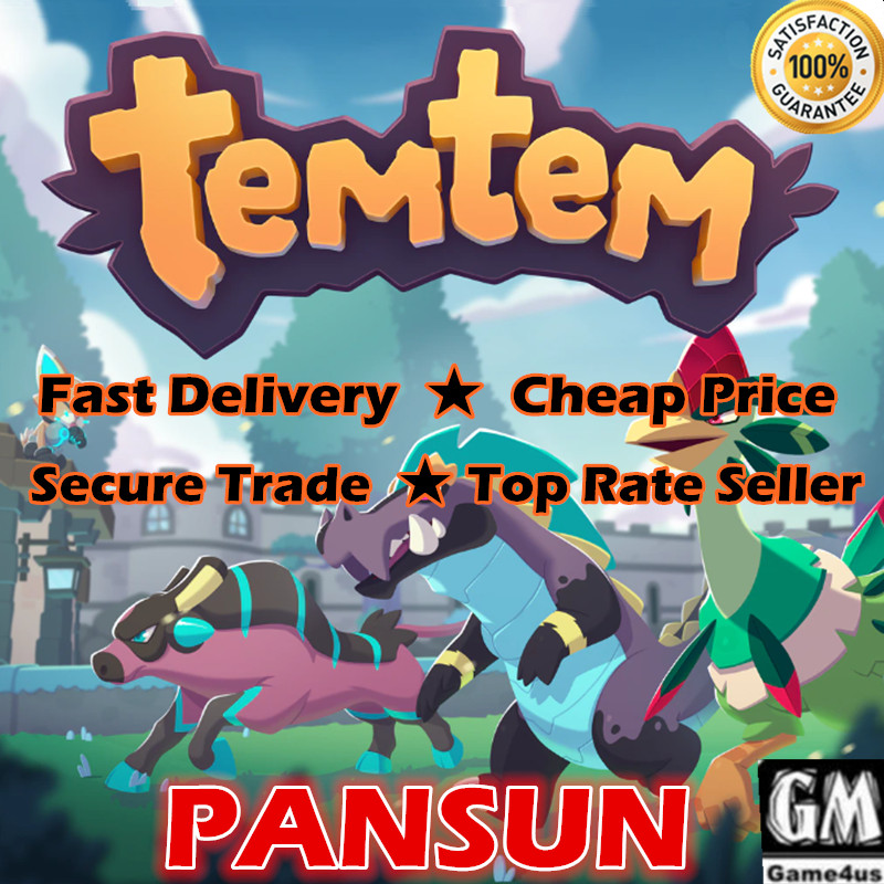 🔥TemTem Pansuns 100K – 1M🔥All Platforms Pansun Delivery 15 Mins🚀Virtual Item