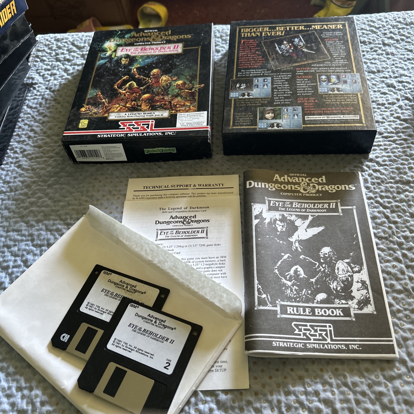 Advanced Dungeons & Dragongs SSI PC Game Fantasy Role-Playing Saga Vol II 2 Eye