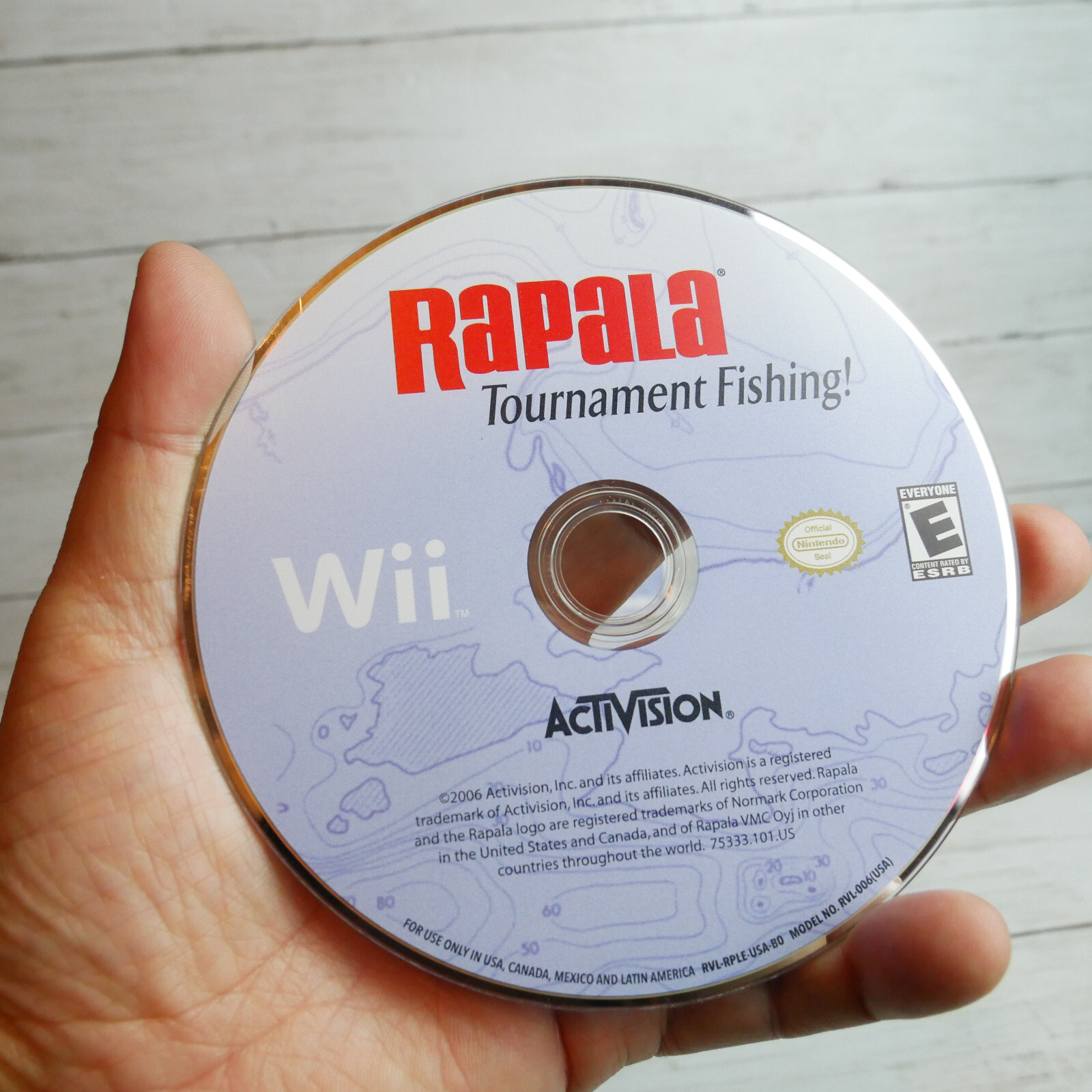 Rapala Tournament Fishing – Nintendo Wii Complete With Manual