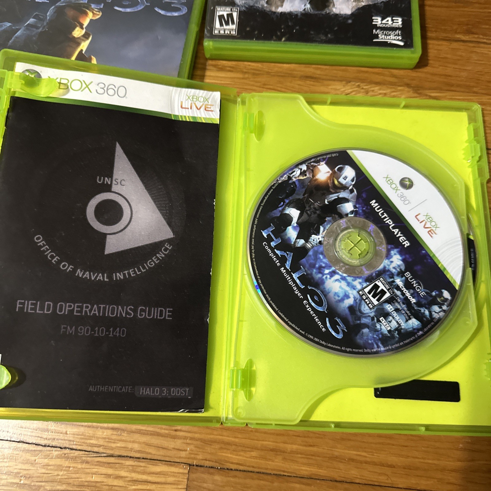 Lot of 3 Halo 3, Halo 3: ODST, and Halo 4 Xbox 360 Bungie – Tested