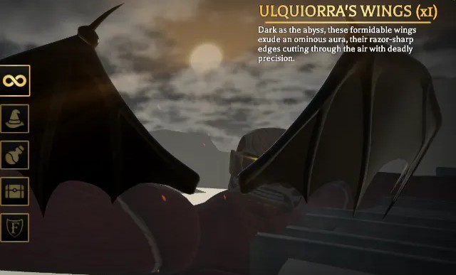 Ulquiorra’s Wings – Cosmetic – Legendary Item- Attack On Titan Revolution – AOTR