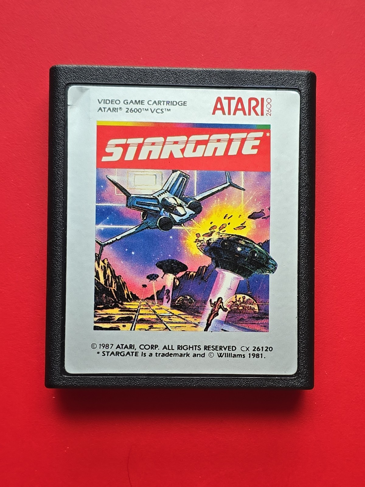 Stargate Atari 2600 Vintage 1987 Game Nice Condition!