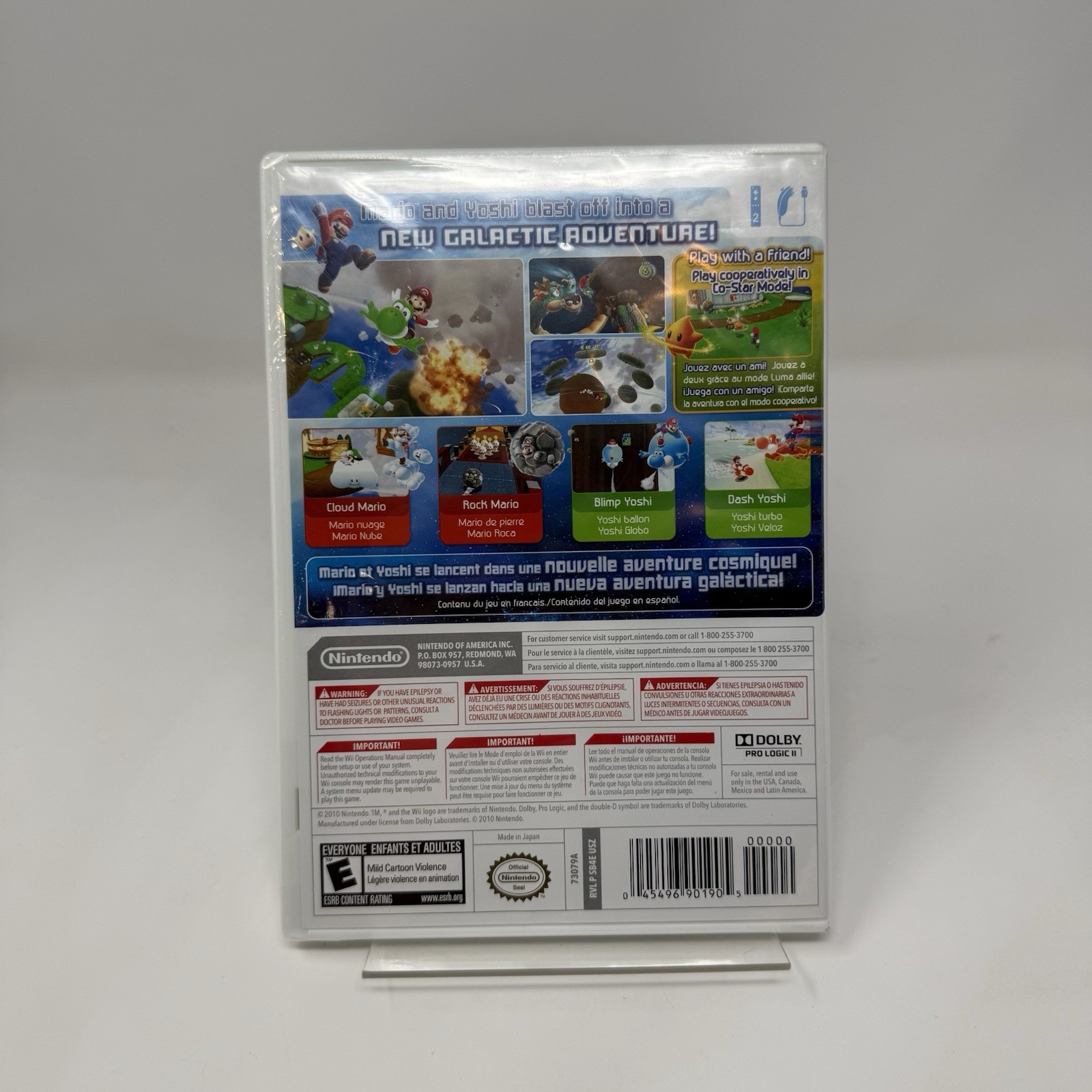 SEALED Super Mario Galaxy 2 Nintendo Wii 2010 WHITE Case BRAND NEW! NICE! RARE!