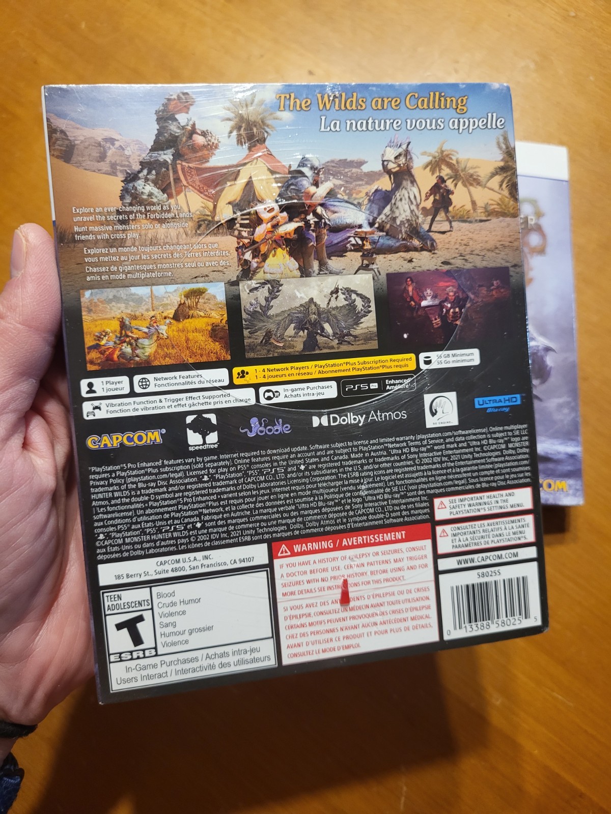 PS5 Playstation 5 Monster Hunter Wilds STEELBOOK EDITION NEW FACTORY SEALED