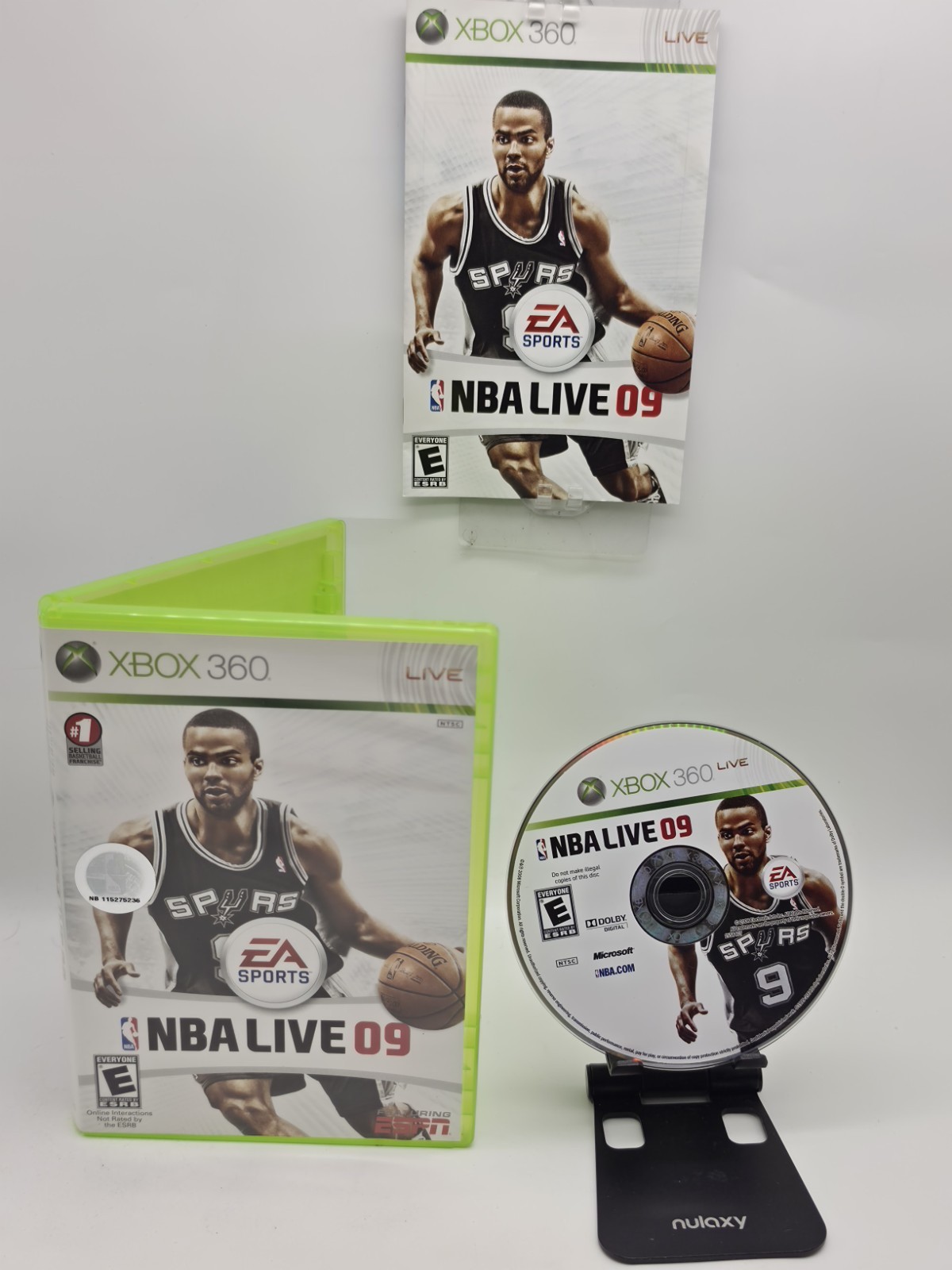 NBA Live 09 Xbox 360 CIB Complete Genuine Tested Working Tony Parker Spurs
