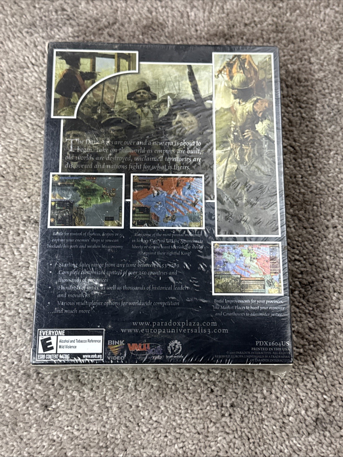 The Grand Strategy Europa Universalis III Collectors Ed PC CD Game New SEALED