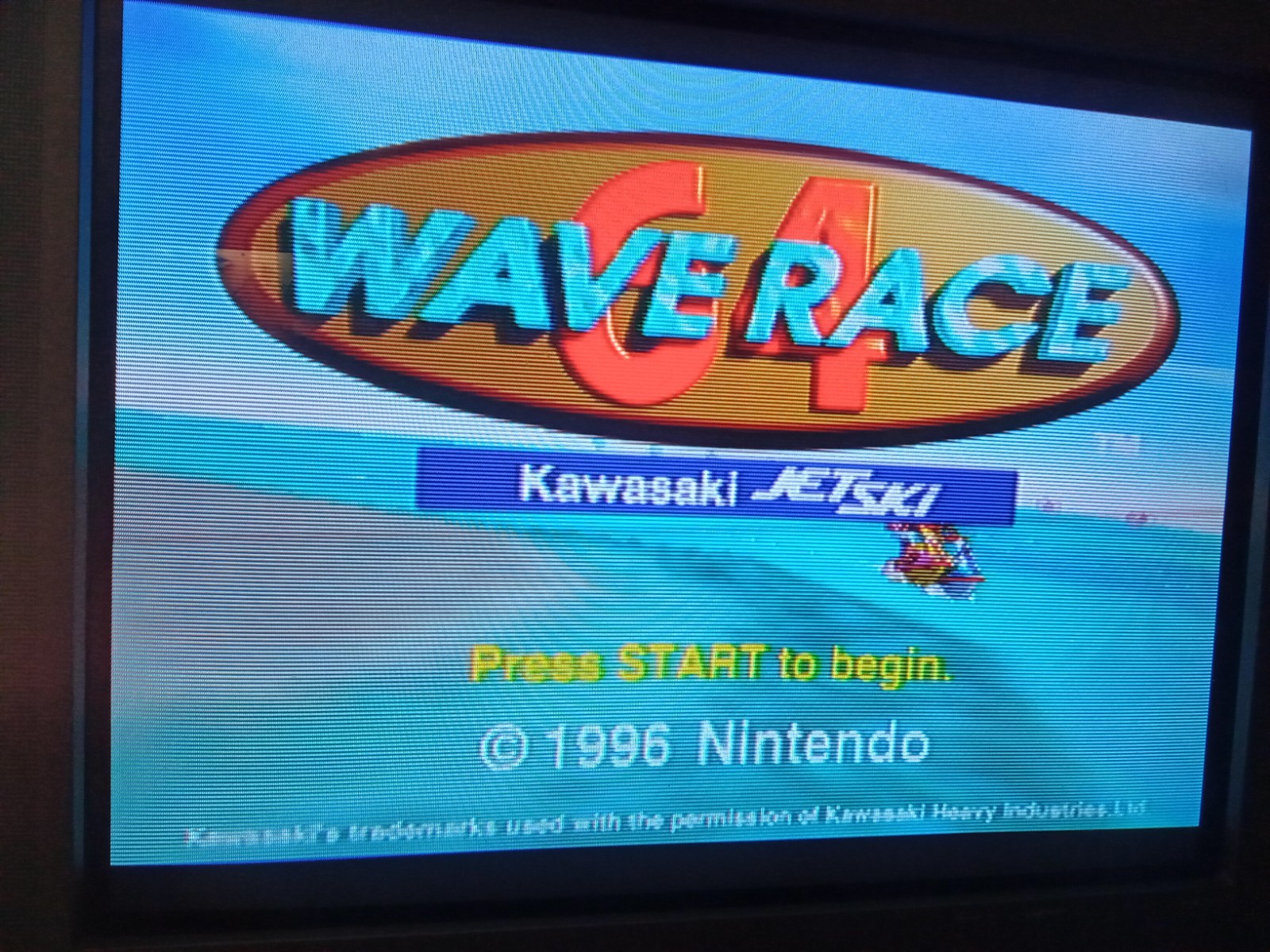 Wave Race 64 (Nintendo 64 N64, 1996) *TESTED*