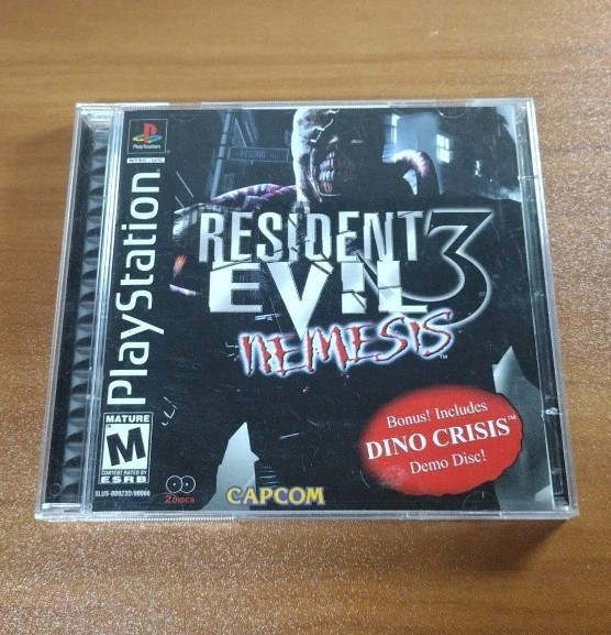 Resident Evil 3: Nemesis CiB w/ Dino Crisis Demo, Manual & RegCard VGC -TESTED-