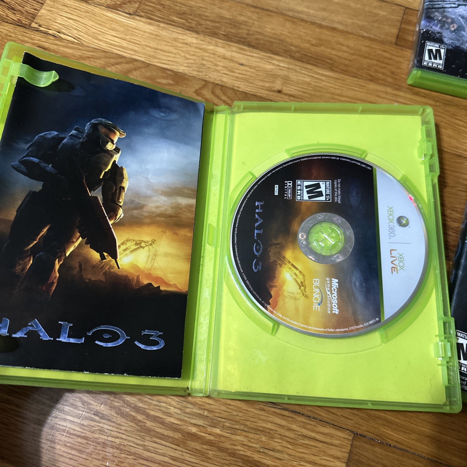 Lot of 3 Halo 3, Halo 3: ODST, and Halo 4 Xbox 360 Bungie – Tested