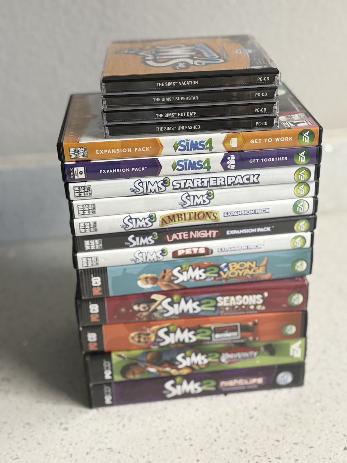 The Sims PC Bundle – Sims 1-4 Expansion Packs, Base Games & Starter Pack 18 Disc