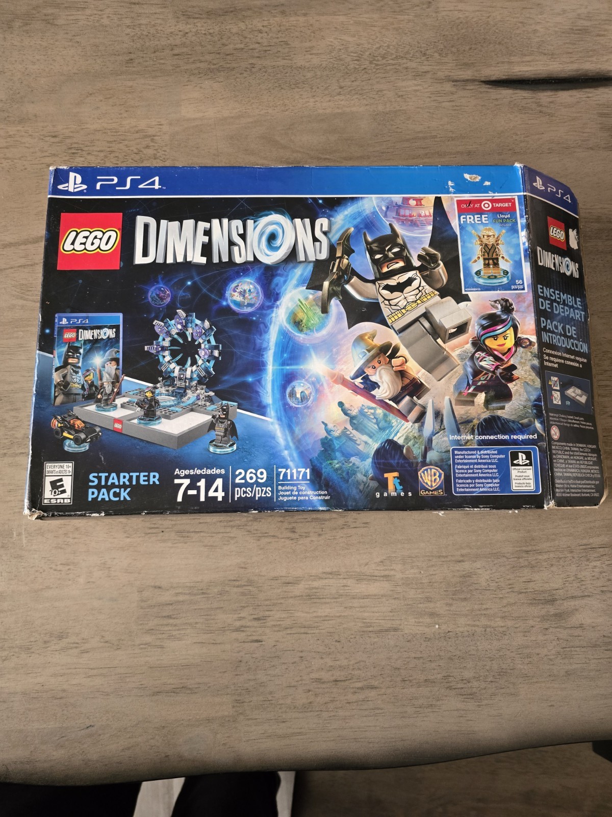 PS4 LEGO Dimensions Starter Pack 71171 OPEN BOX… Inside Contents Not Used