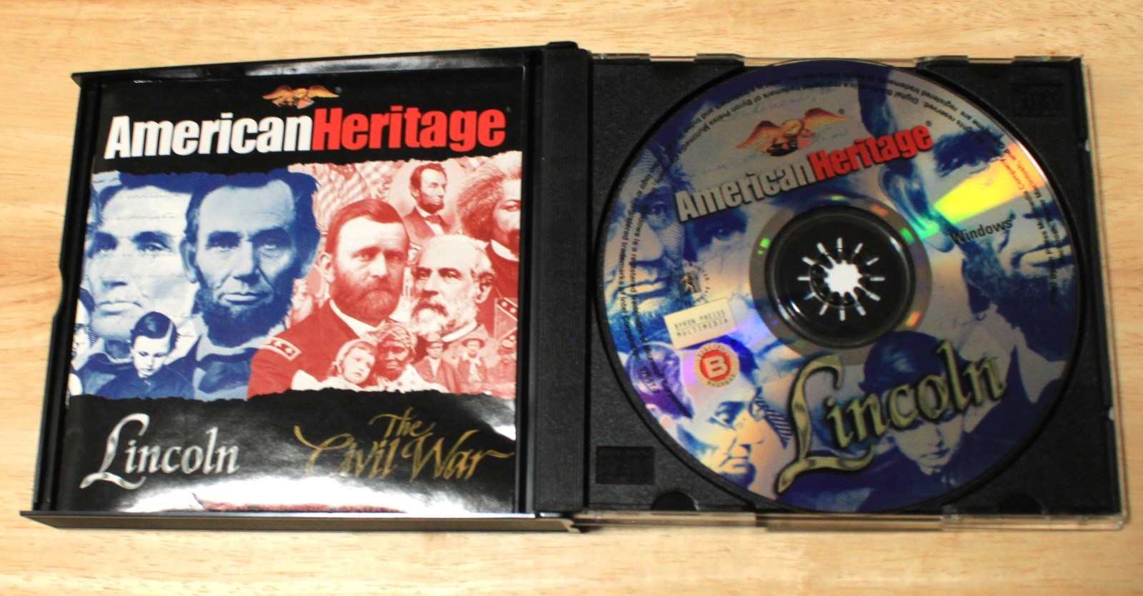 1997 American Heritage Multimedia LINCOLN and THE CIVIL WAR ~ Windows