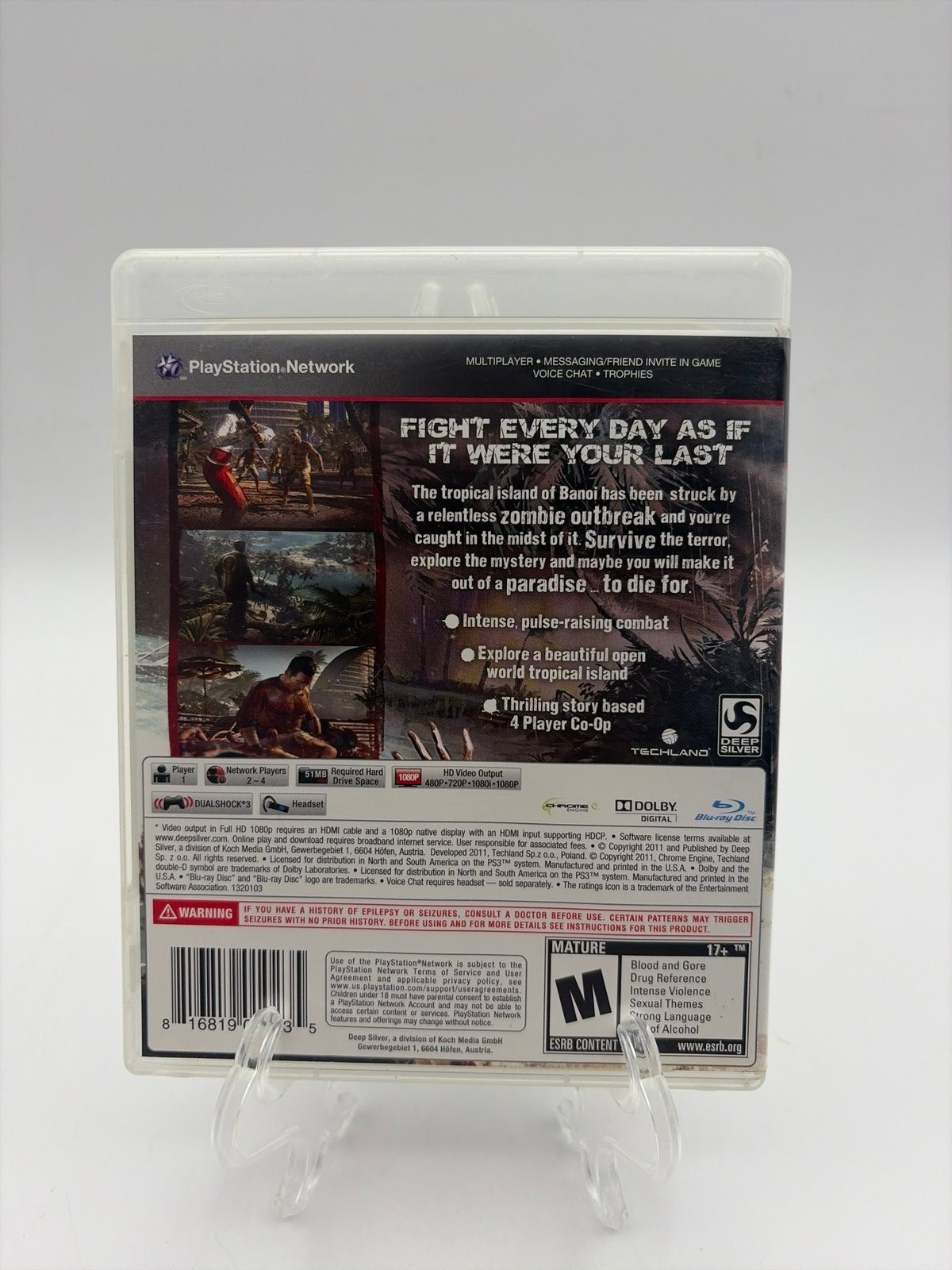 Dead Island Game of the Year Edition (PlayStation 3, 2012) Complete Tested