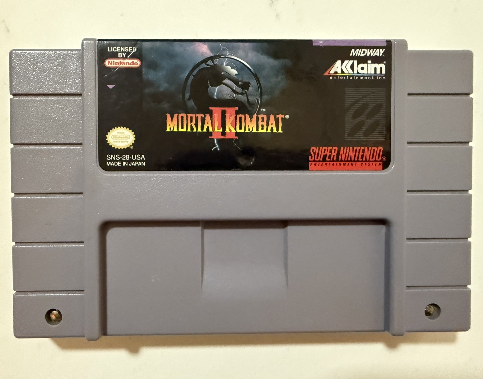 Mortal Kombat 1, 2, 3 & Ultimate Super Nintendo SNES LOT AUTHENTIC w/Dust Cover