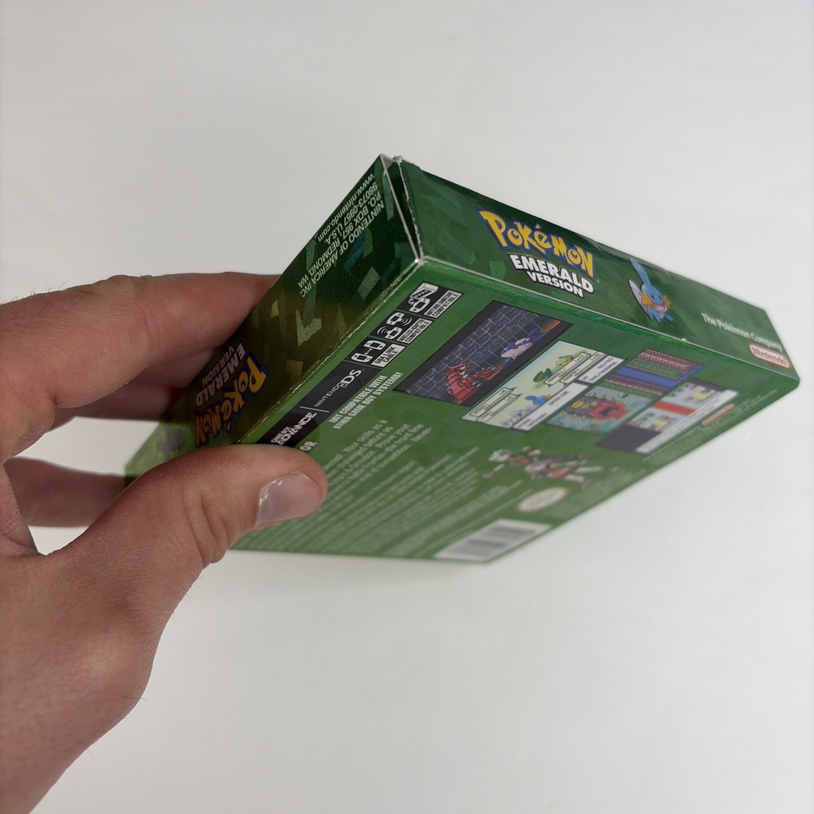 NICE Pokemon Emerald Game Boy Advance Authentic CIB Complete w Poster Manual Box
