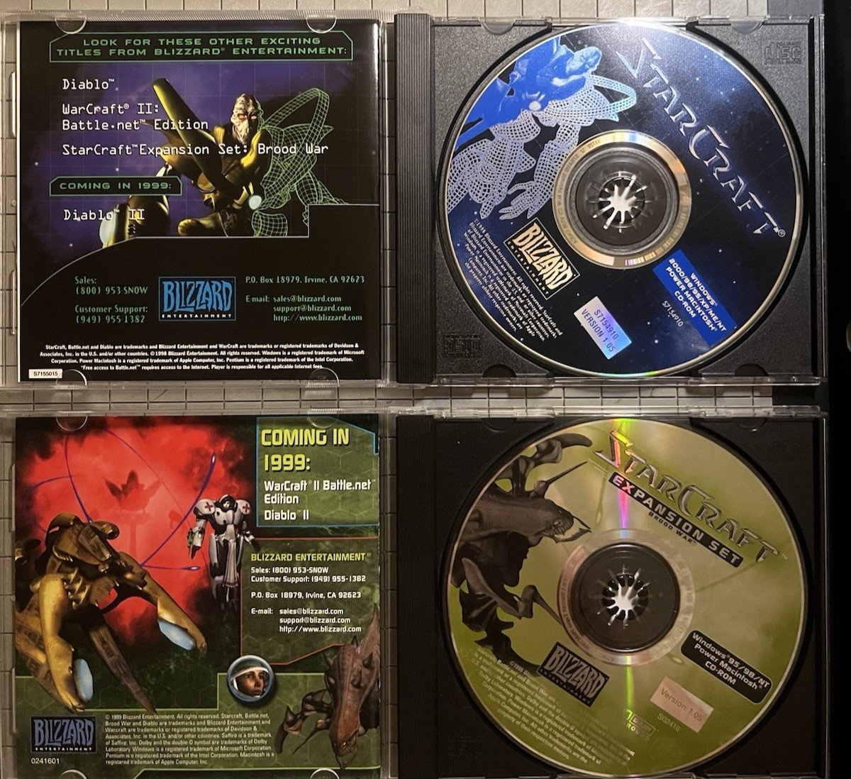 StarCraft Battle Chest Big Box • Manual • Complete – 2-Prima Strategy Guides