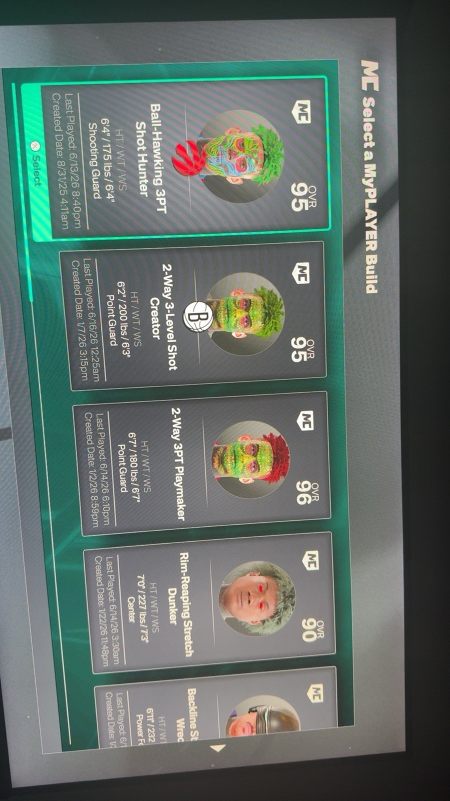 stacked NBA 2K account ￼