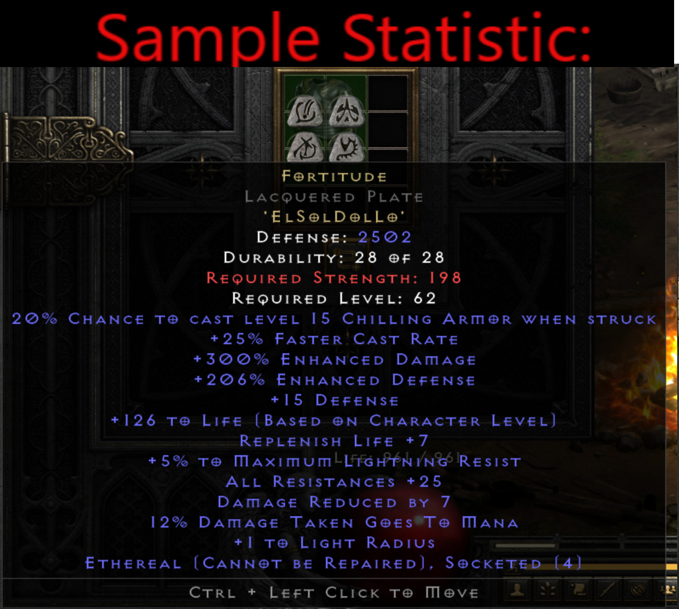 ✅PC PS4 PS5 XBOX SWITCH✅Merc Fortitude +300%DMG Diablo 2 Resurrected Items D2R
