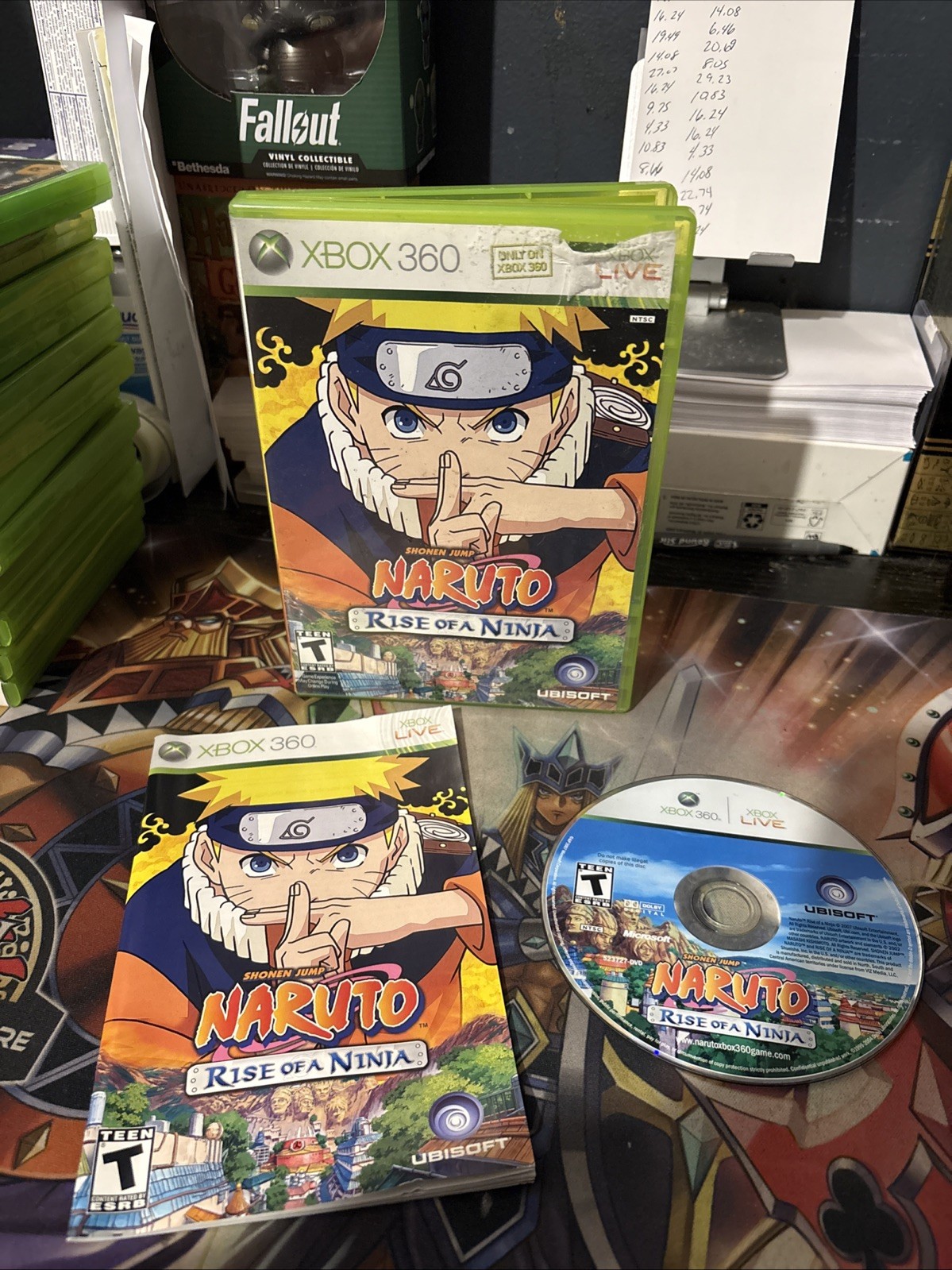 Naruto: Rise of a Ninja; CIB (Microsoft Xbox 360, 2007) Complete With Manual
