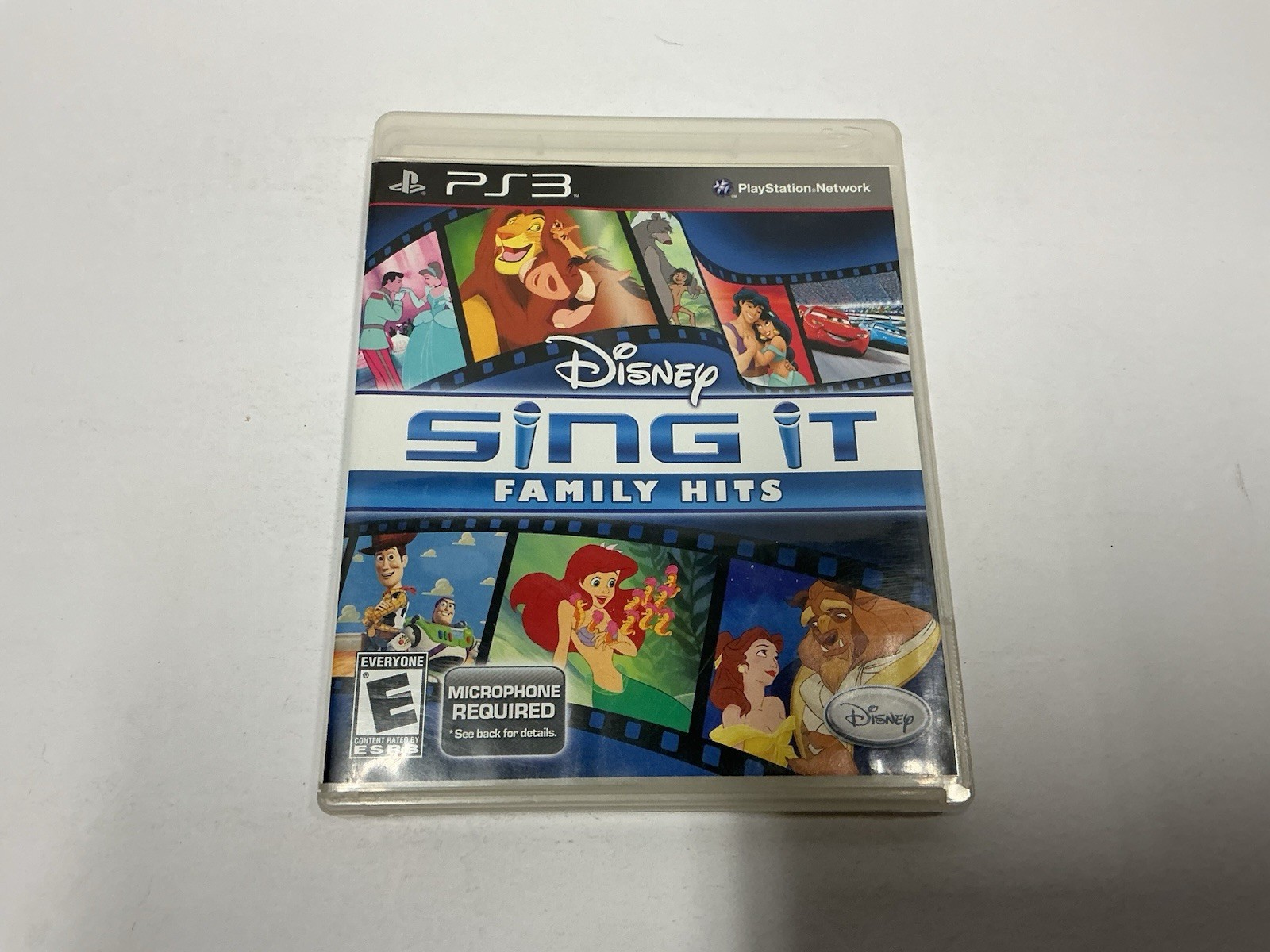 Disney Sing It: Family Hits PS3 2010 Complete Tested & Working Microphone Needed