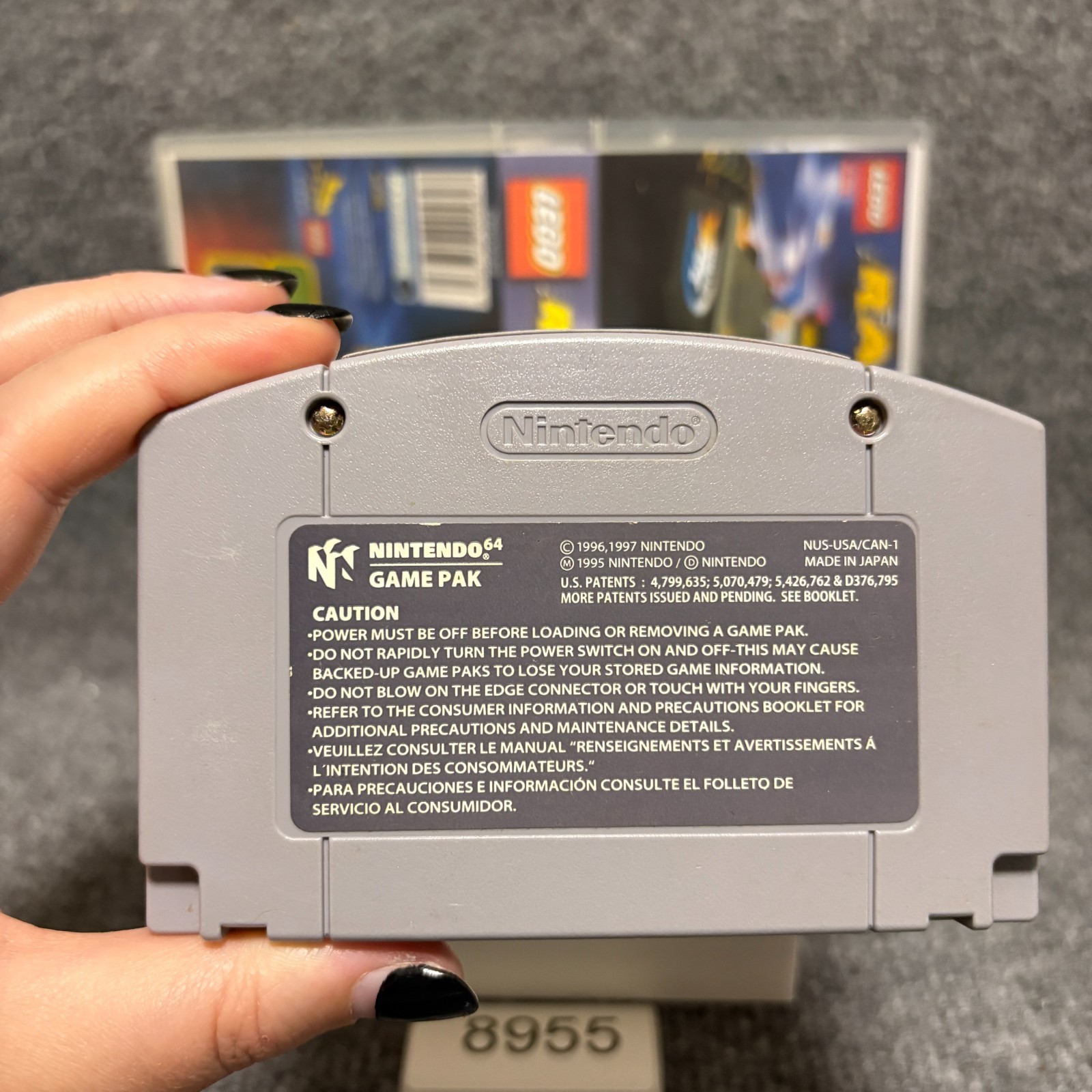LEGO Racers Nintendo 64 Cartridge & Case Tested Works