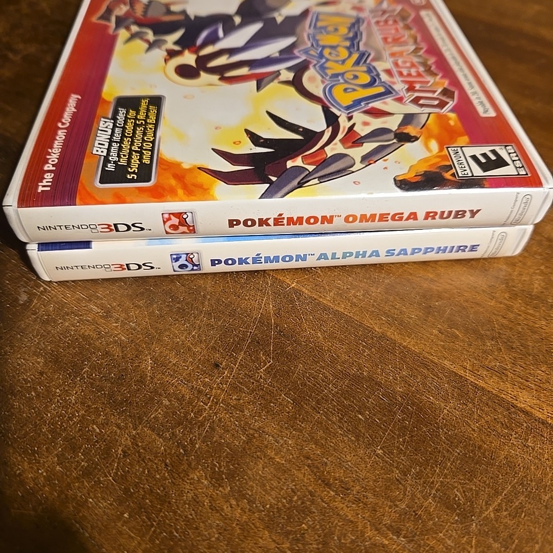 Pokemon Omega Ruby & Alpha Sapphire – BONUS Variant – W/ Bonus Insert -NO GAME