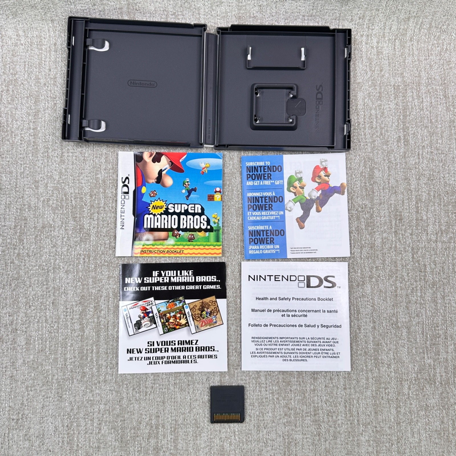 New Super Mario Bros. (Nintendo DS, 2006) DS CIB Complete w/ Manual Tested