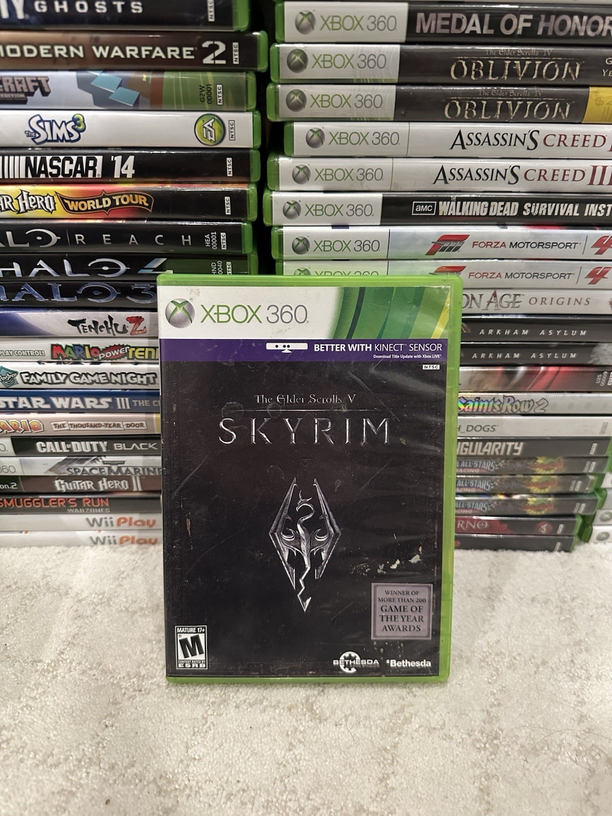 The Elder Scrolls V Skyrim (Microsoft Xbox 360) Complete CIB Tested