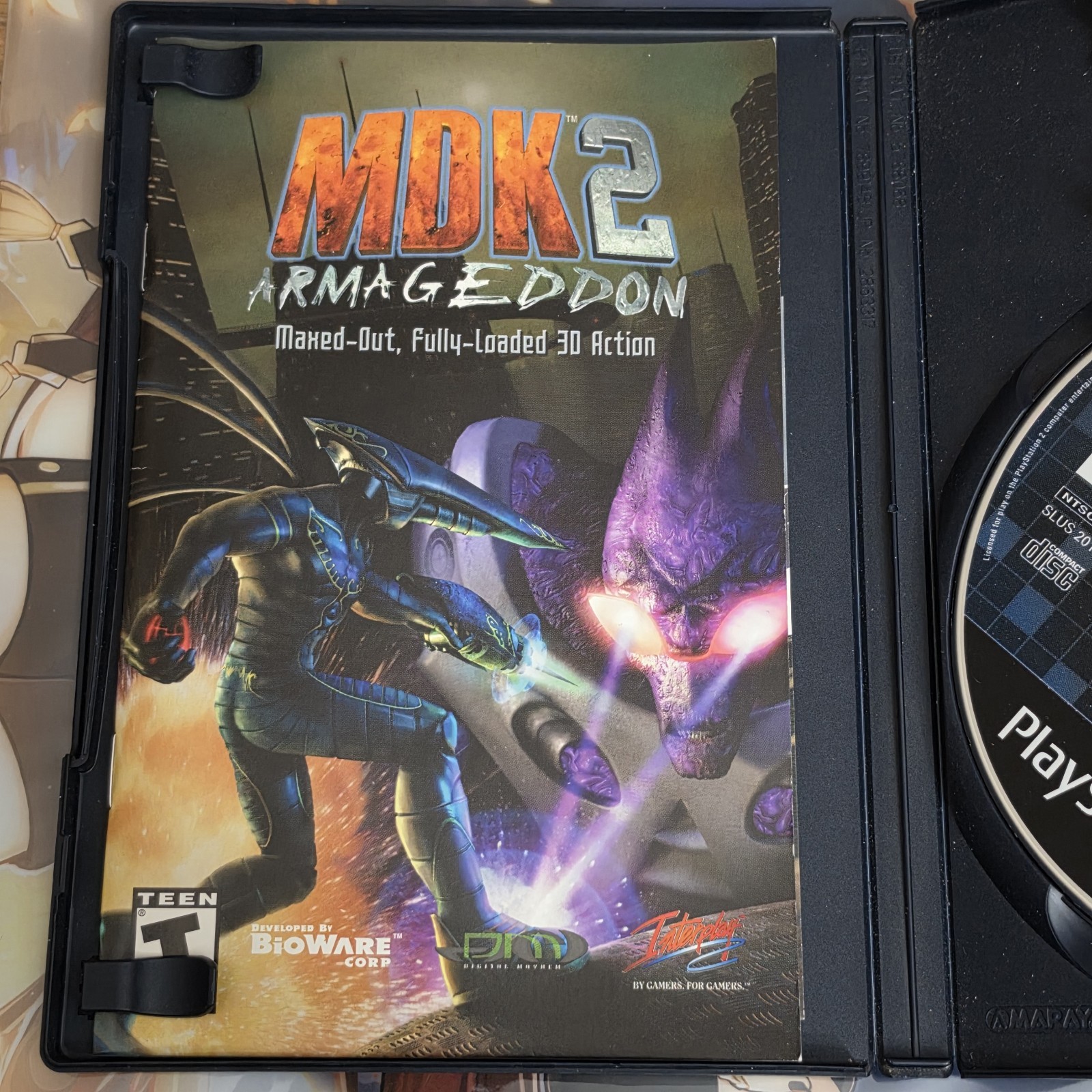 2001 (Manual Included) MDK2 Armageddon Maxed Out Fully Loaded 3D Action PS2