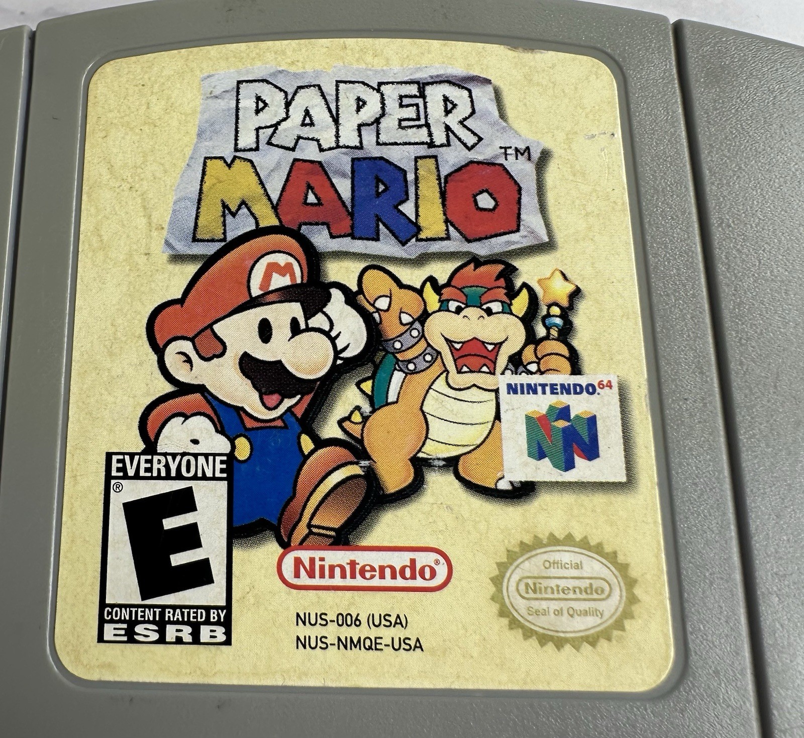 Paper Mario (Nintendo 64, 2001) – Authentic Cartridge & Tested