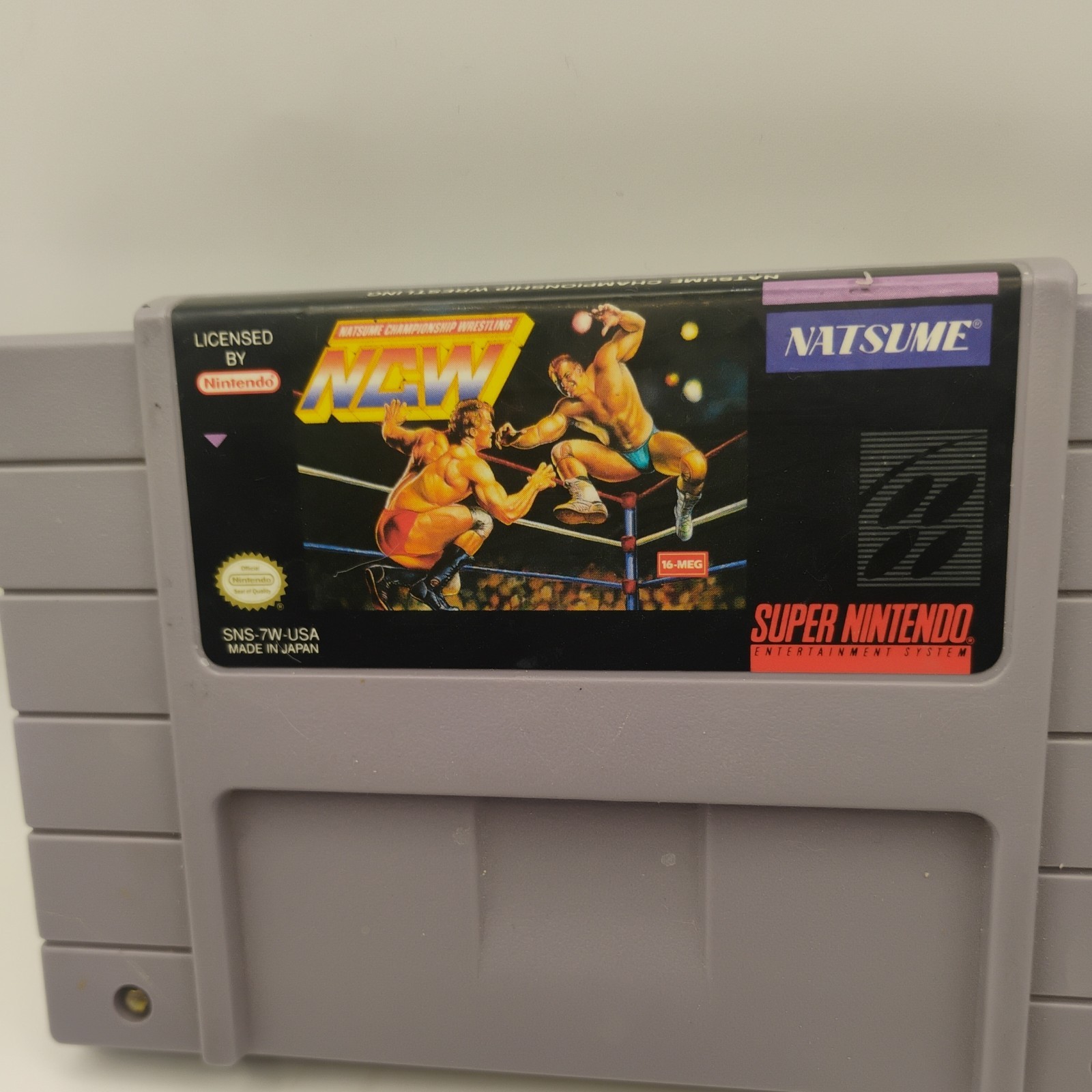 Natsume Championship Wrestling (Super Nintendo, SNES, 1994) – Tested