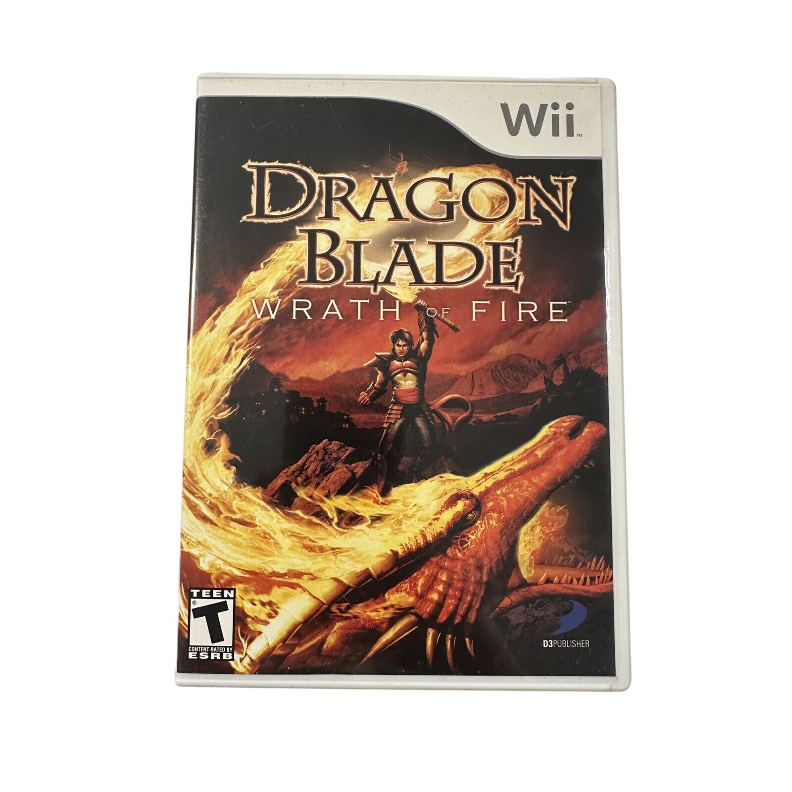 Dragon Blade Wrath of Fire Nintendo Wii Game CIB Action Adventure Hack and Slash