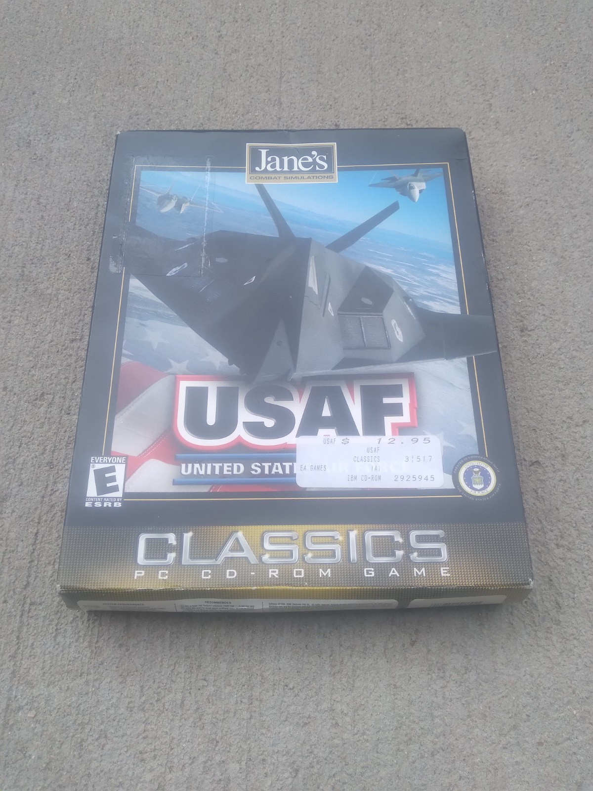 Vintage Jane’s USAF Combat Simulations PC Game United States Air Force