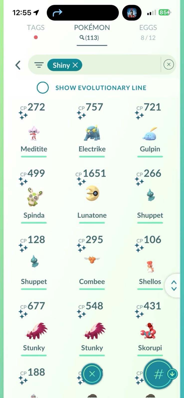 Pokémon PTC GO | LVL 70 |113✨|10.3☄️ Charcadet, Bg Ditto X 9