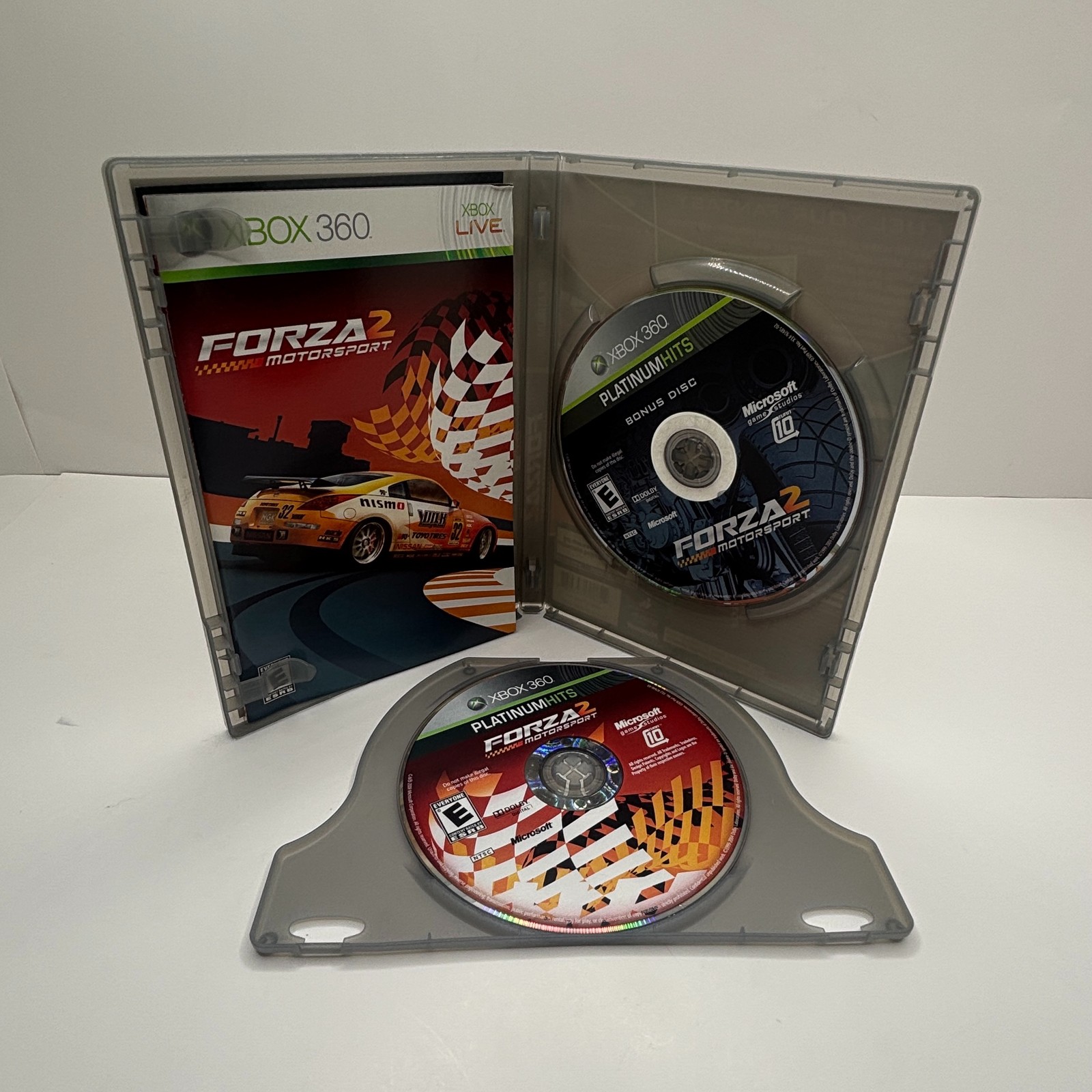 Forza Motorsport 2 Platinum Hits Bonus Disc (Xbox 360, 2007) Complete W/ Manual