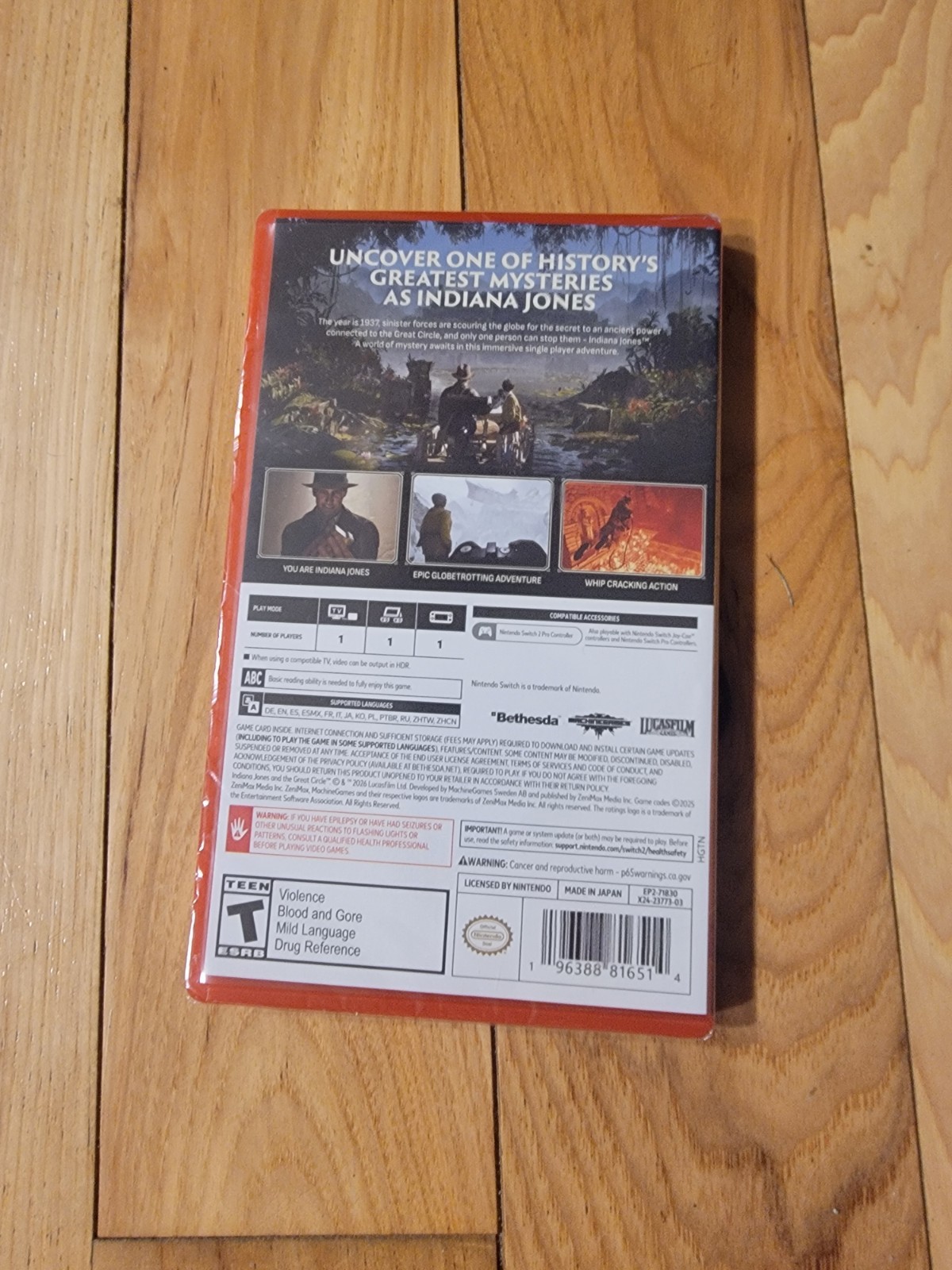 Indiana Jones & The Great Circle for Nintendo Switch 2