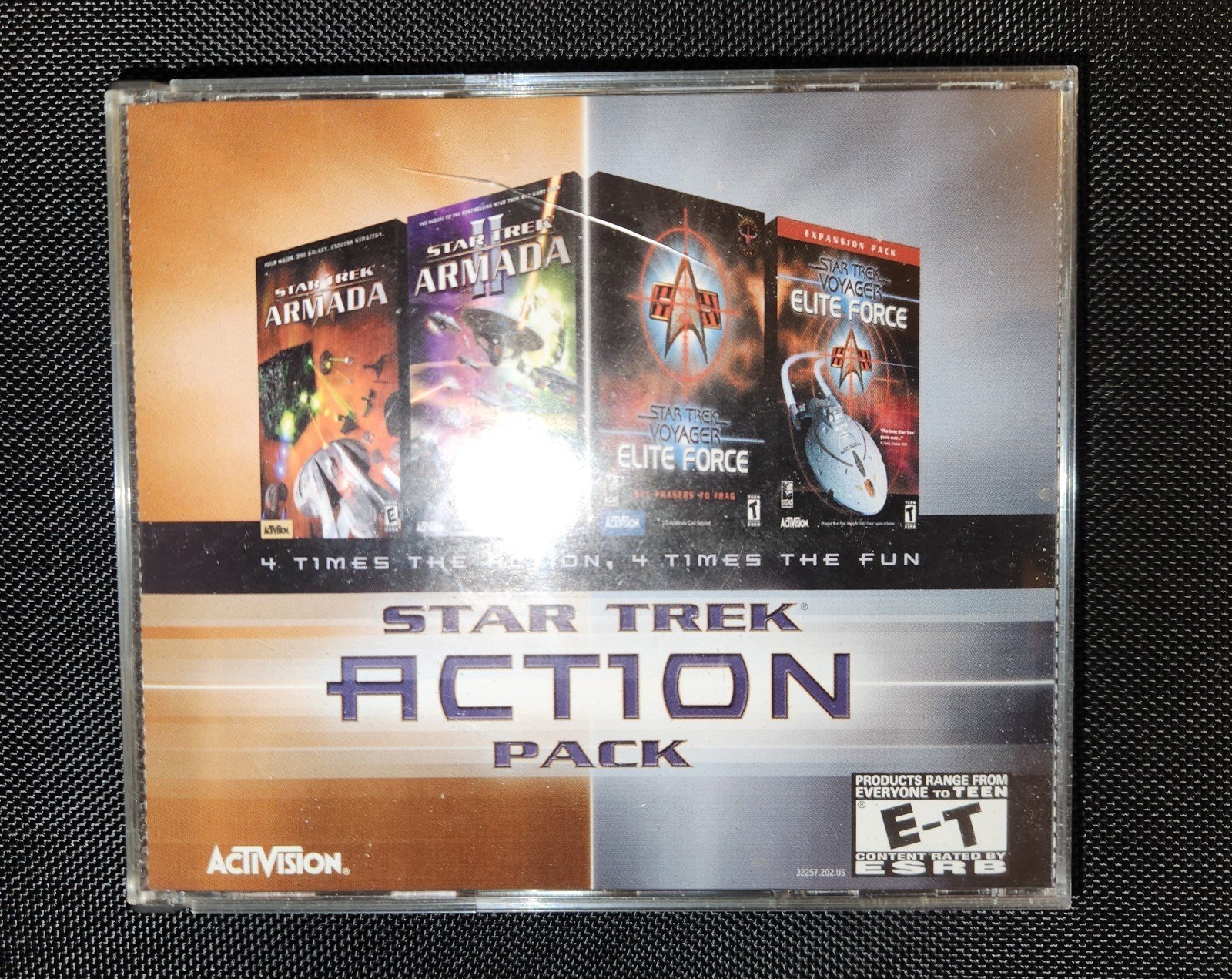 Activision Star Trek Action Pack PC Compilation w/ Manuals Expansion Pack 2002