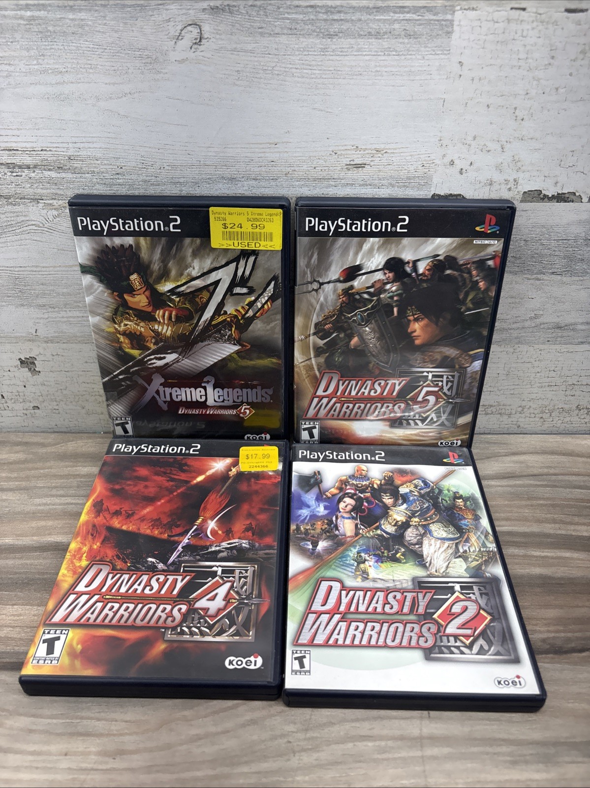 Dynasty Warriors Lot Ps2 PlayStation 2